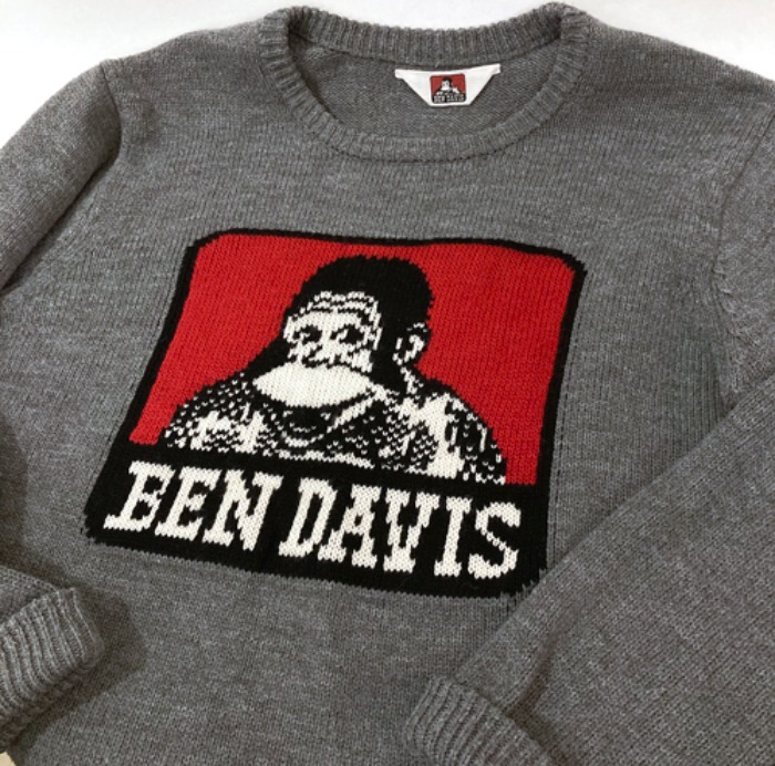 BEN DAVIS classic logo knit.
