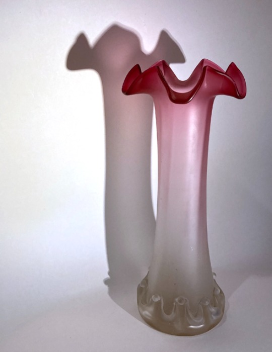[FRANCE]70s hand-made glass vase(화병).