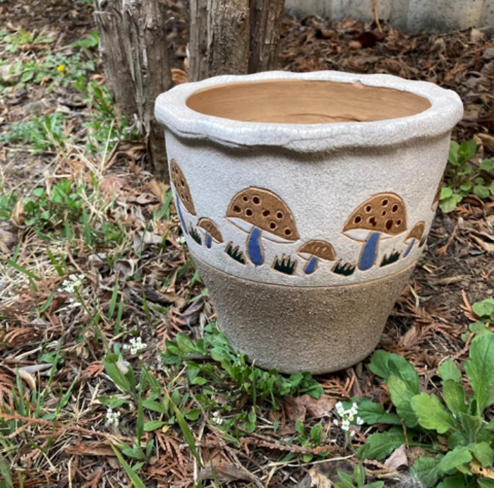 [U.S.A]80s mushroom hand-made planter(화분).